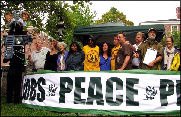 rally for jobs peace planet